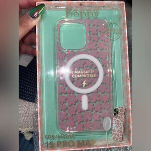 Poppy MagSafe home 15 pro max case